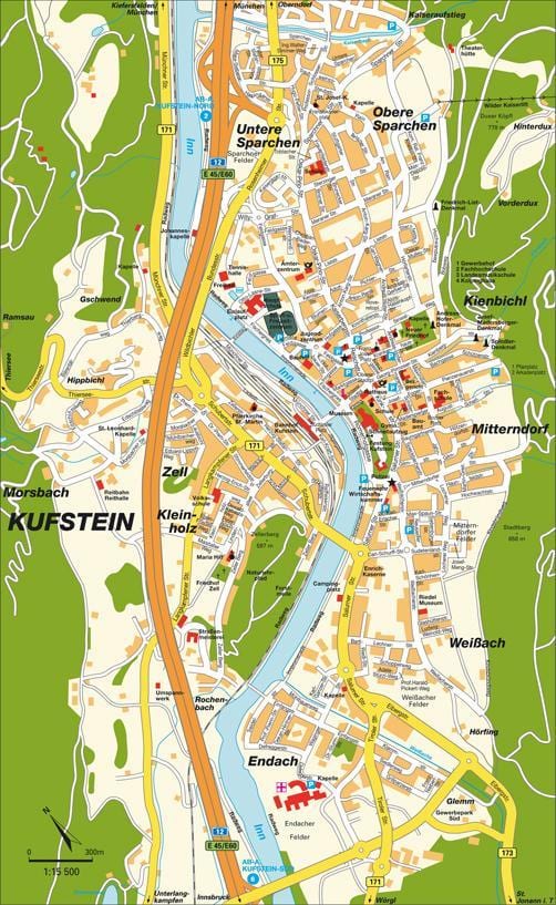 карта куфштайн Австрія