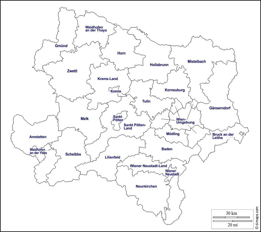 карта медлинг Австрія