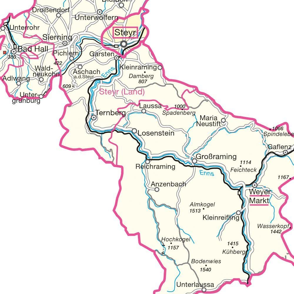 карта штайр, Австрія