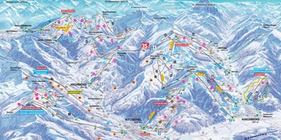 Австрія гірськолижні карті