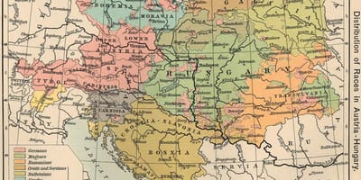 Австрія Угорщина карта 1900