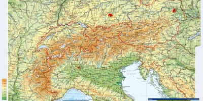 Топографічна карта Австрії