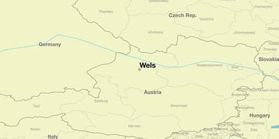 Карта вельс Австрія
